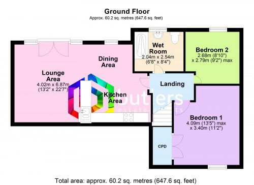 Moss House Court, Mosborough, S20 groundfloor floorplan